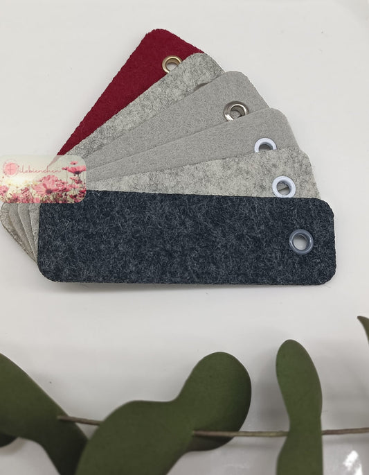 Schlüsselanhänger 3x12 cm (mit Öse und Ring) abgerundet mit 5 mm Loch 10er Set ohne Farbwunsch Stückpreis ab 0.70 Euro zzgl. 19% MwSt.