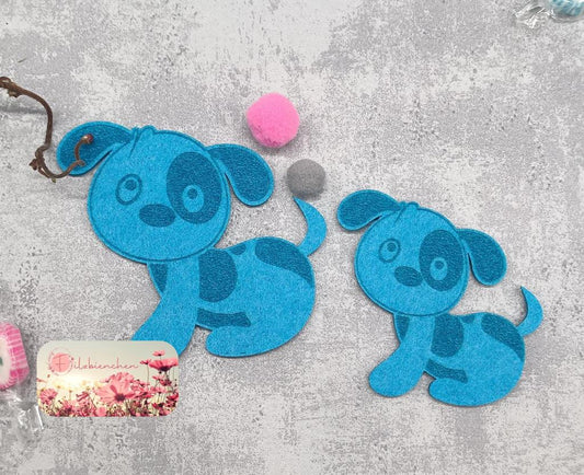 Hund mit Gravur 8 cm (10er Set) Stückpreis ab 0.35 Euro zzgl. 19% MwSt.