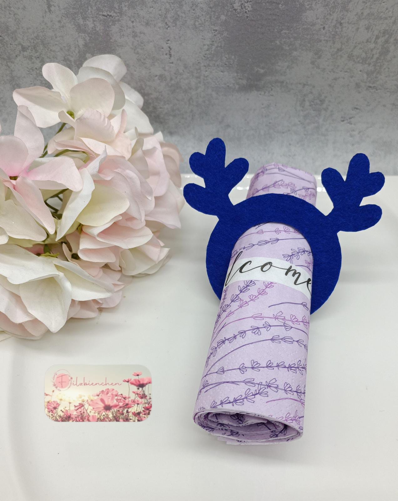 Serviettenring Elch 4er Set