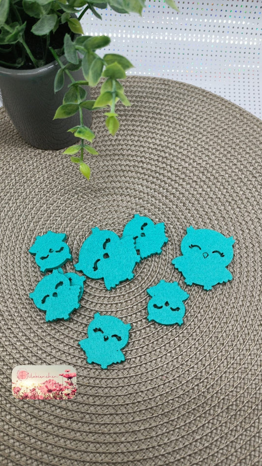 Eule ohne Gravur Streugut 40 Stk. mit Farbwahl Stückpreis ab 0.11 Euro zzgl. 19% MwSt.