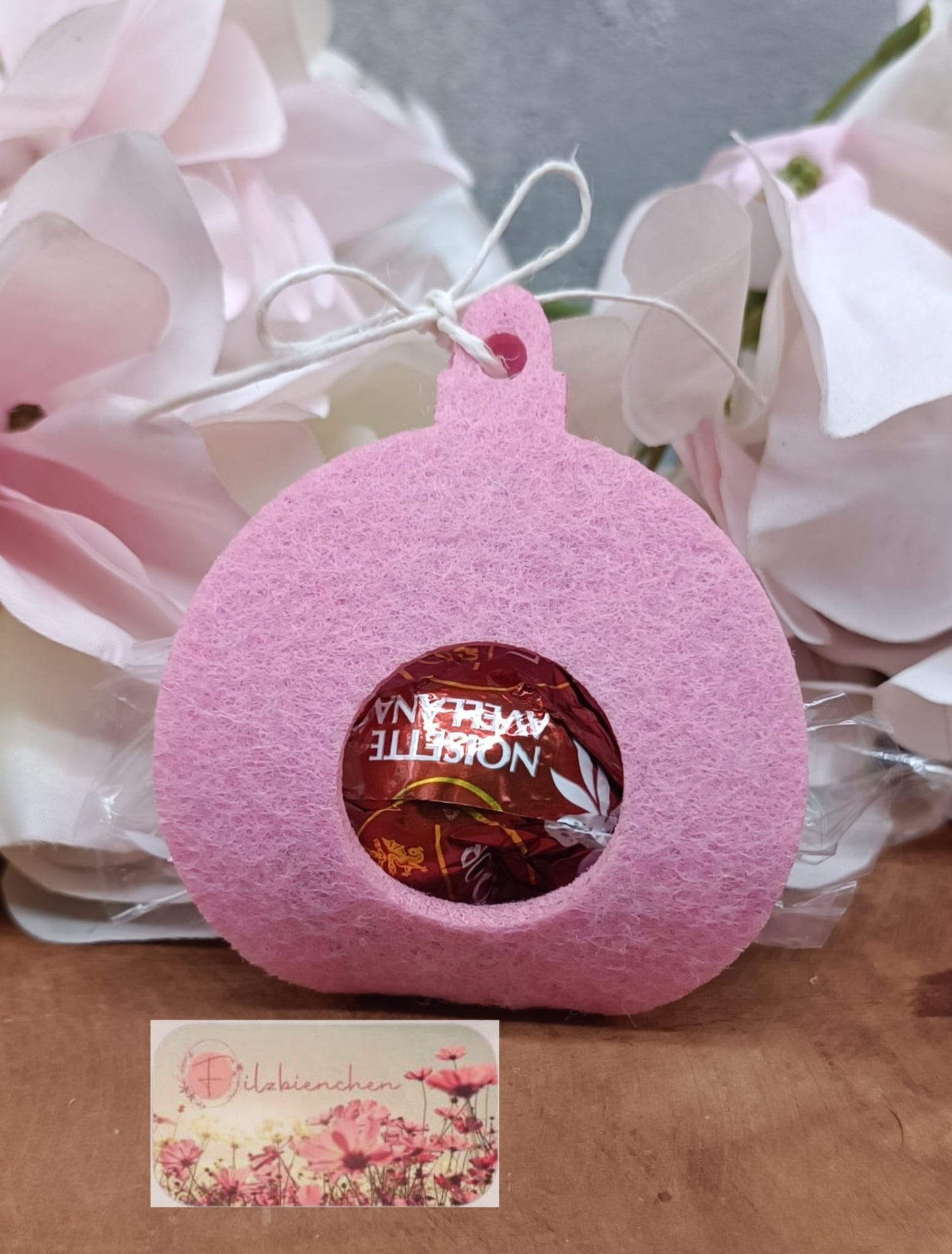 Lollifigur Weihnachtskugel groß für Lolli oder Schokoladenkugel (8er Set) Stückpreis ab 0.65 Euro zzgl. 19% MwSt.