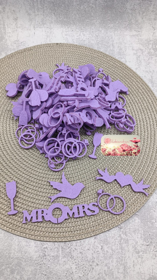 Hochzeit Streugut 100 Stk. mit Farbwahl Stückpreis ab 0.11 Euro zzgl. 19 % MwSt.