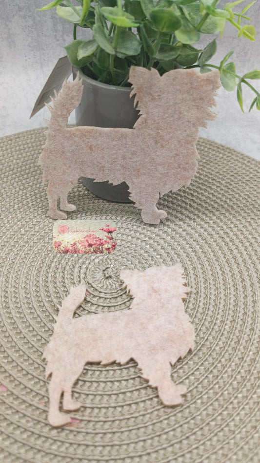 Langhaar Chihuahua 10 cm (10er Set) Stückpreis ab 0.35 Euro zzgl. 19% MwSt.