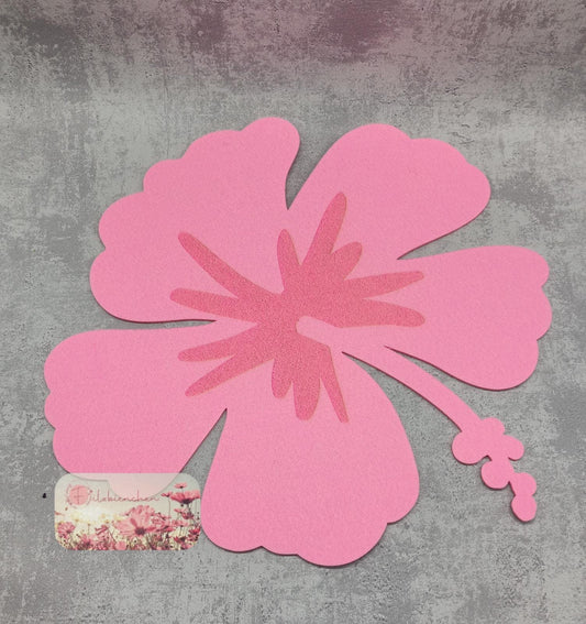 Platzdeckchen Hibiskus Graviert