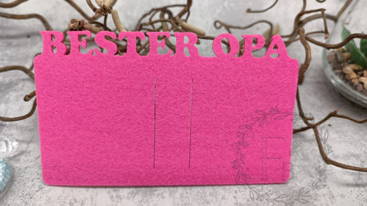 Karte mit Text "Bester Opa" 3er Set Stückpreis ab 1.45 Euro zzgl. 19% MwSt.