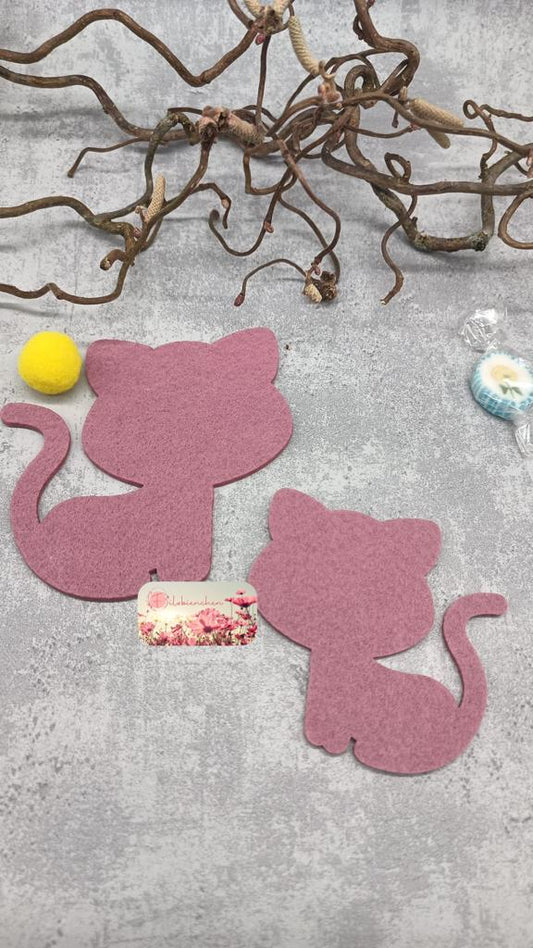 Katze ohne Gravur 8 cm (10er Set) Stückpreis ab 0.17 Euro zzgl. 19% MwSt.