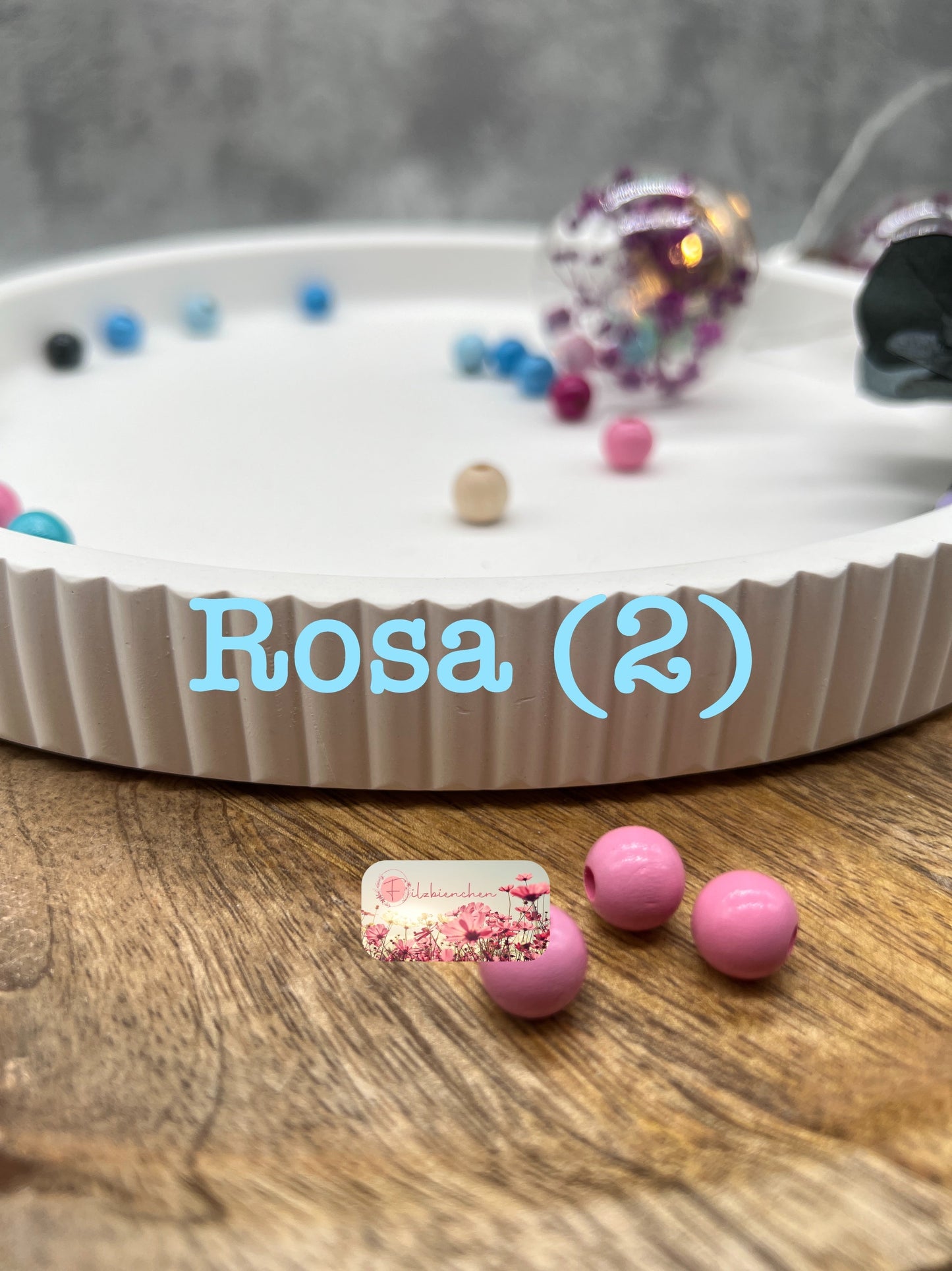 Zeugnishülle einzeln mit 3 farbigen Perlen deiner Wahl