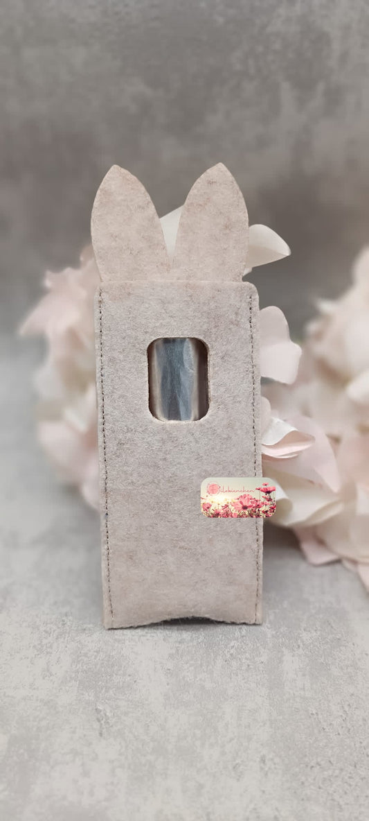 DU Täschchen mit Ohren, Sparset 16 Stück einer Farbe (ungenäht) Stückpreis ab 1.08 Euro zzgl. 19% MwSt.