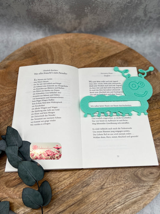 Leseraupe 4er Set Stückpreis ab 0.70 Euro zzgl. 19% MwSt.