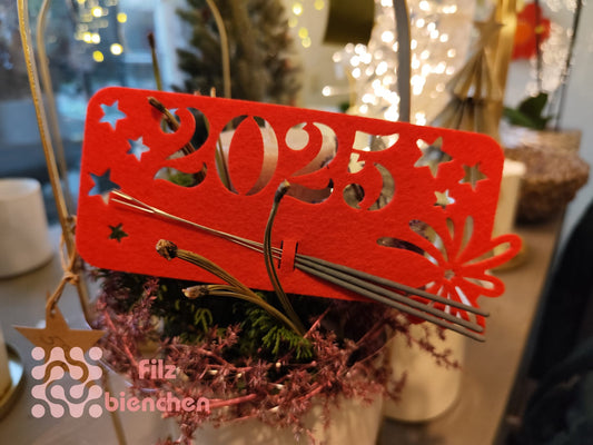 Karte für Wunderkerzen 2025  5er Set Stückpreis ab 0,87€ zzgl. 19% MwSt.