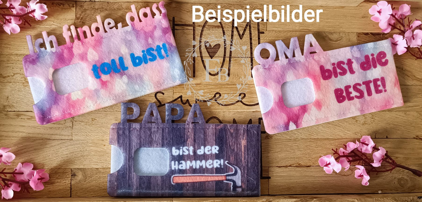 Du Täschchen "Ich finde, dass" 4er Set