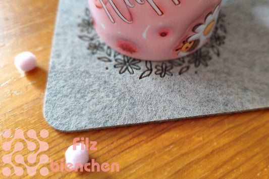 Untersetzer Tasse Floral 1