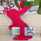Hase mit Schmetterling  Schlitz Geld