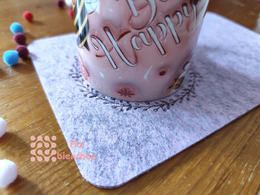 Untersetzer Tasse Floral 2