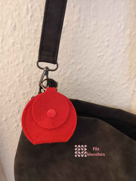 Kreistäschchen für den Schlüsselbund oder die Handtasche, 2er Set