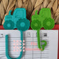 Lesezeichen Traktor 3er Set Stückpreis 0,80€