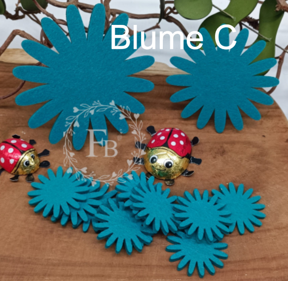 Blume B und C, 10 cm (10er Set)