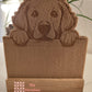 Golden Retriever graviert mit Rechteck, 2er Set , Stückpreis 2,20€ zzgl. Mwst
