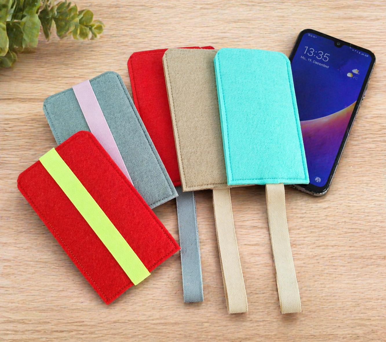 ✨ ABVERKAUF 6 – Handytasche mit dickem Gummi. -Stückpreis 1€ anstatt 2,96€ zzgl. Mwst.