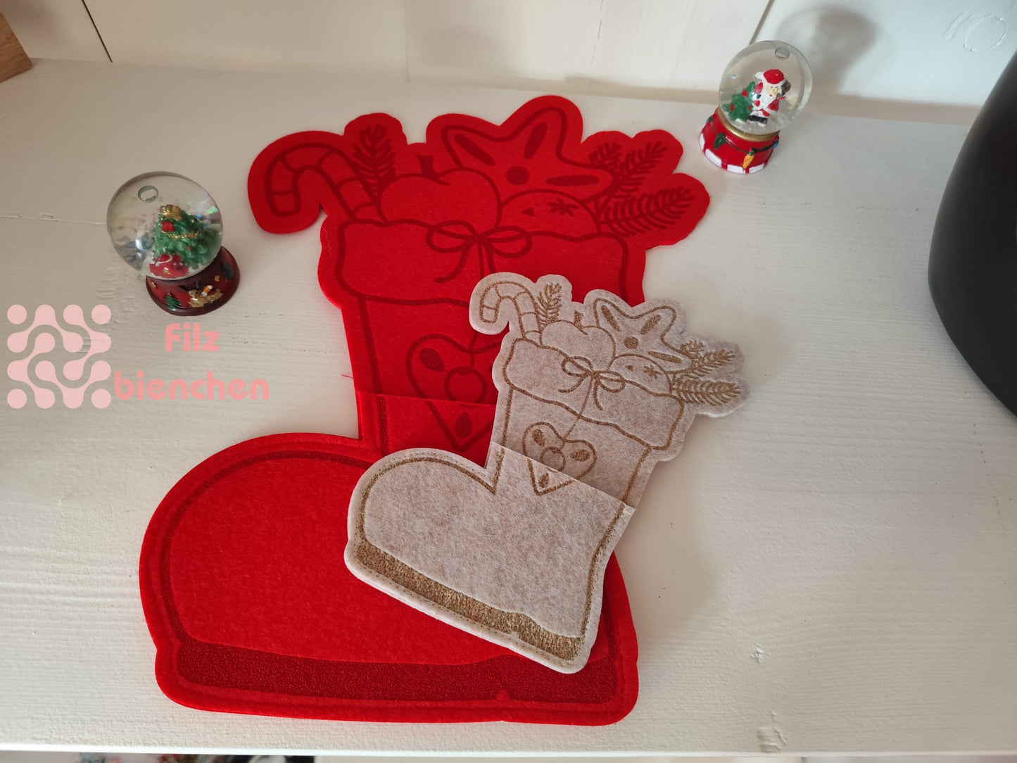 Nikolaus Stiefel klein, 2er Set, Stückpreis 1,60€ zzgl. Mwst