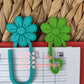 Lesezeichen Blume 3er Set Stückpreis 0,80€