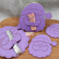 Santa Graviert 10 cm (10er Set)