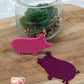 Schwein mit Schnitt 10 cm (10er Set)