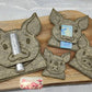 Schwein mit Gravur 10 cm (10er Set)