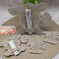 Kuh mit Blume Graviert 10 cm (10er Set) Stückpreis ab 0.61 Euro zzgl. 19% MwSt.
