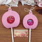 Lollifigur Weihnachtskugel  groß für Lolli oder Schokoladenkugel (8er Set) Stückpreis ab 0.65 Euro zzgl. 19% MwSt.