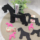 Riesenschnauzer  8 cm (10er Set)