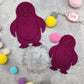 Pinguin Herr Graviert 8 cm (10er Set)