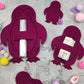 Pinguin Herr Graviert 8 cm (10er Set)