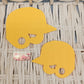 Helm Baseball 8 cm (10er Set) Stückpreis ab 0.26 Euro zzgl. 19 % MwSt.