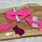 Schwein mit Schnitt 10 cm (10er Set)
