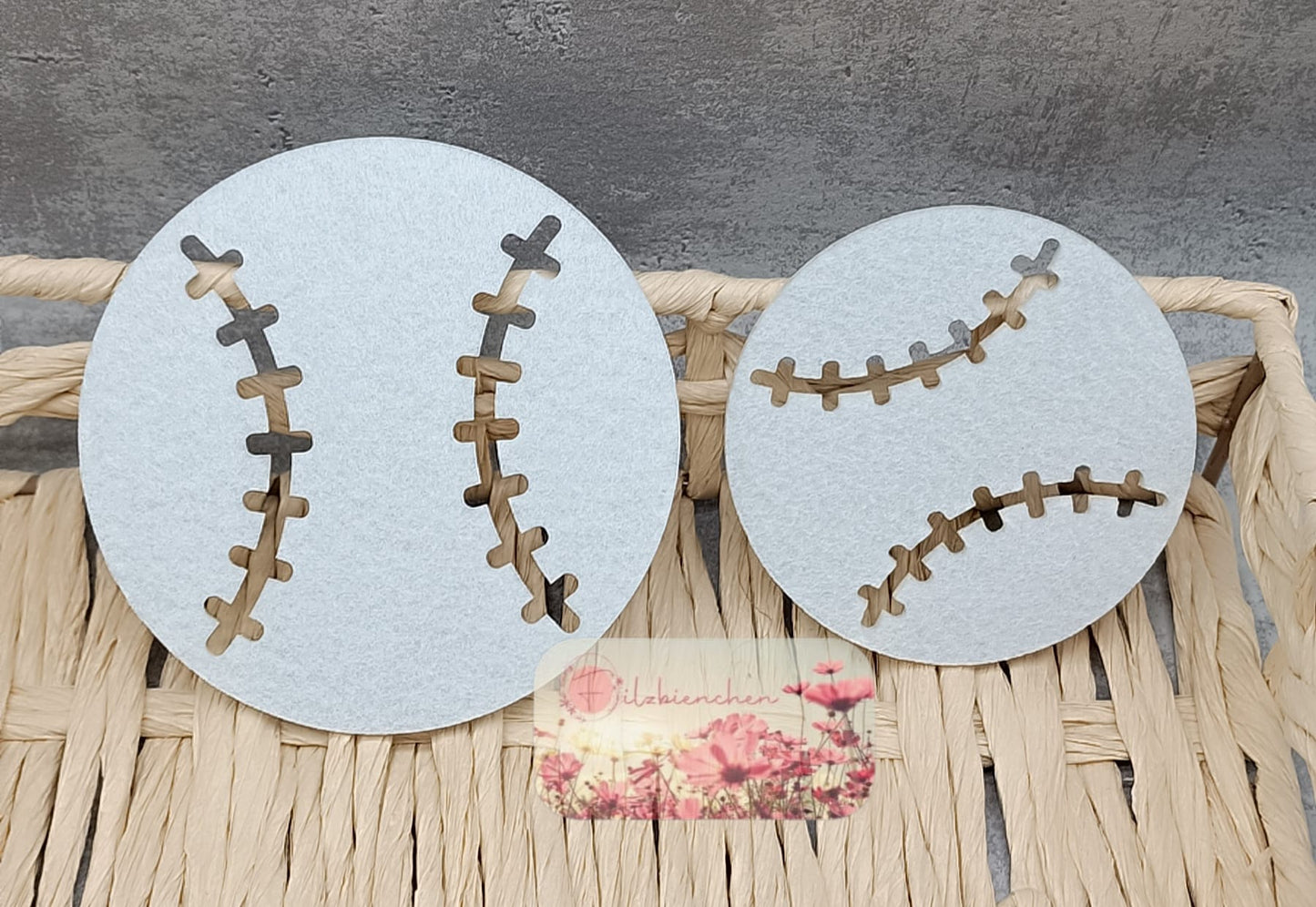 Baseball 8 cm (10er Set)