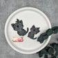 Katze mit Schmetterling, Gravur 10 cm (10er Set) Stückpreis ab 0.52 Euro zzgl. 19% MwSt.