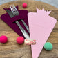 Schultüte/Zuckertüte Spitz mit Schlitz Besteck
